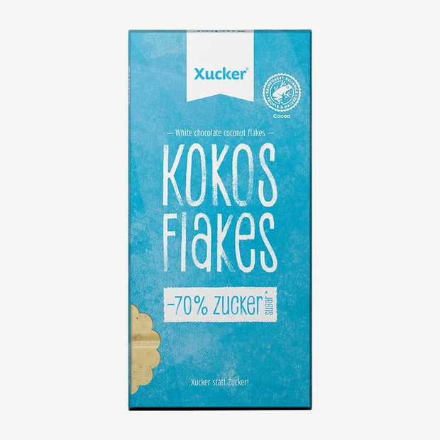 Xucker Weiße Schokolade Kokosflakes